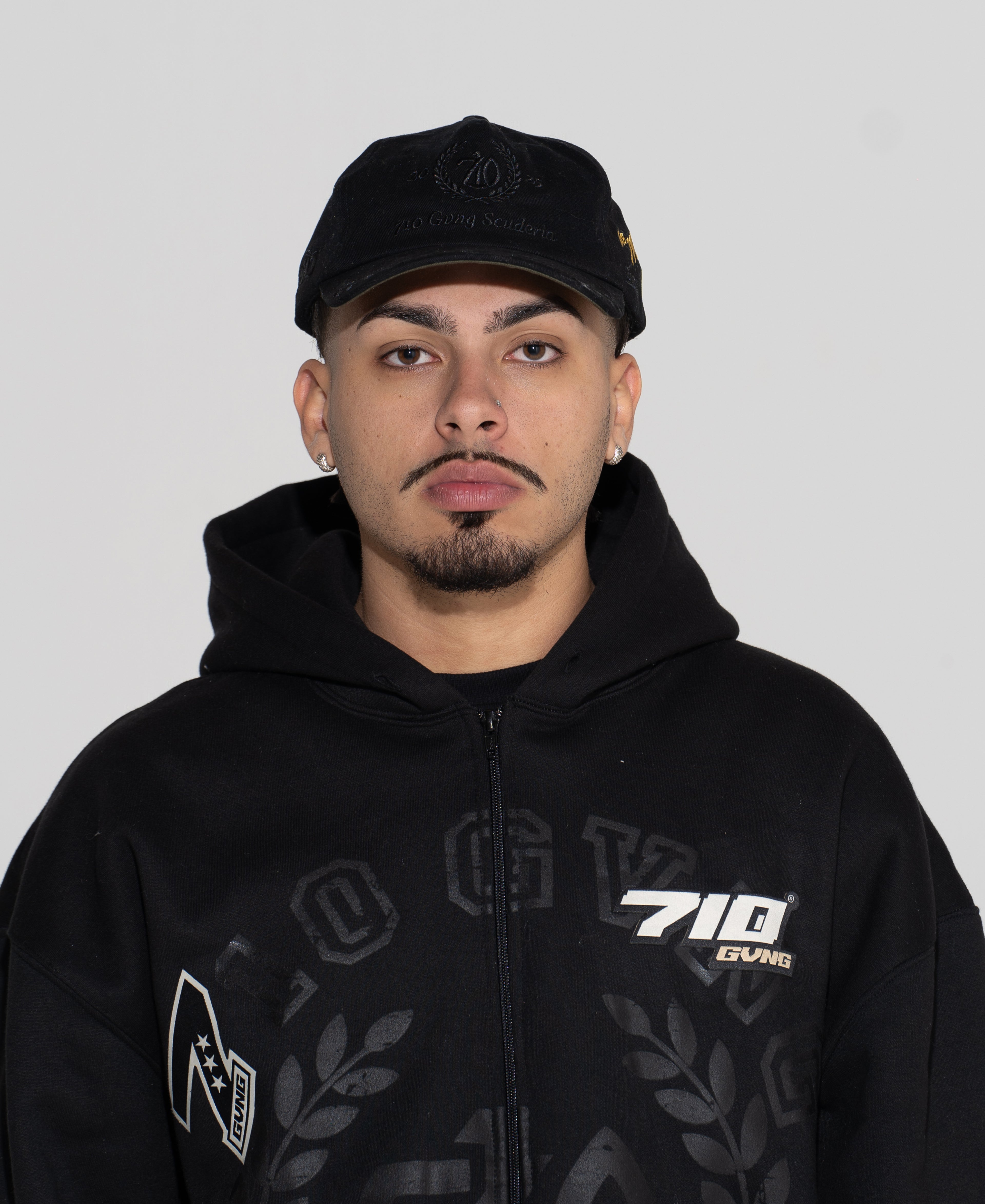 BONÉ "SCUDERIA" PRETO/PRETO