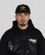 BONÉ "SCUDERIA" PRETO/DOURADO