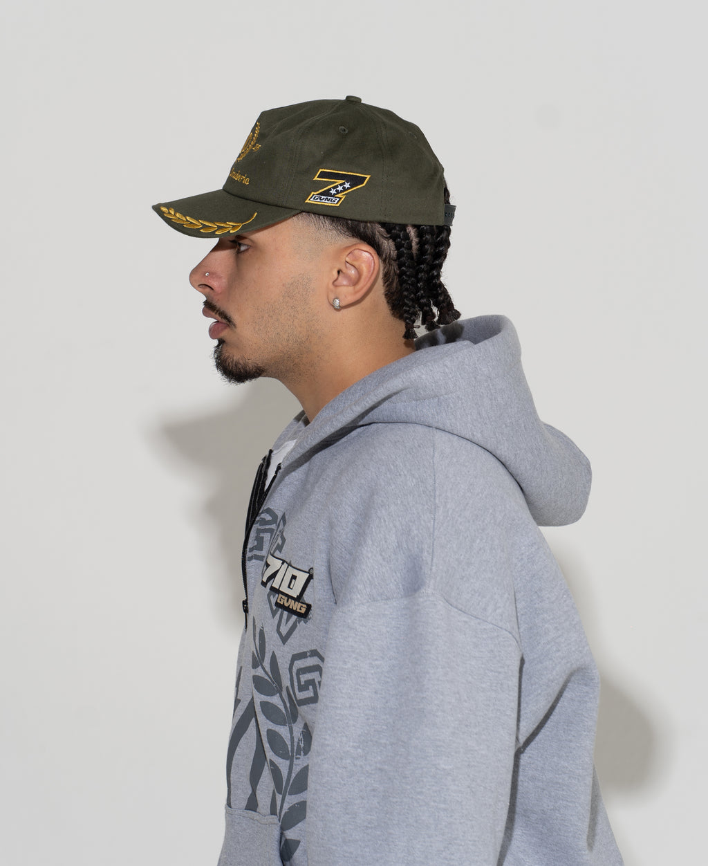 BONÉ "SCUDERIA" VERDE/DOURADO