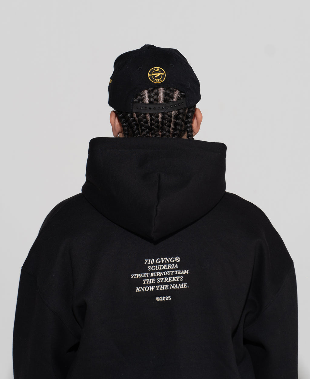 BONÉ "SCUDERIA" PRETO/PRETO