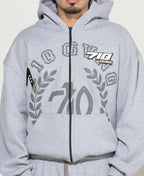 FULL ZIP - “SCUDERIA” COR MESCLA