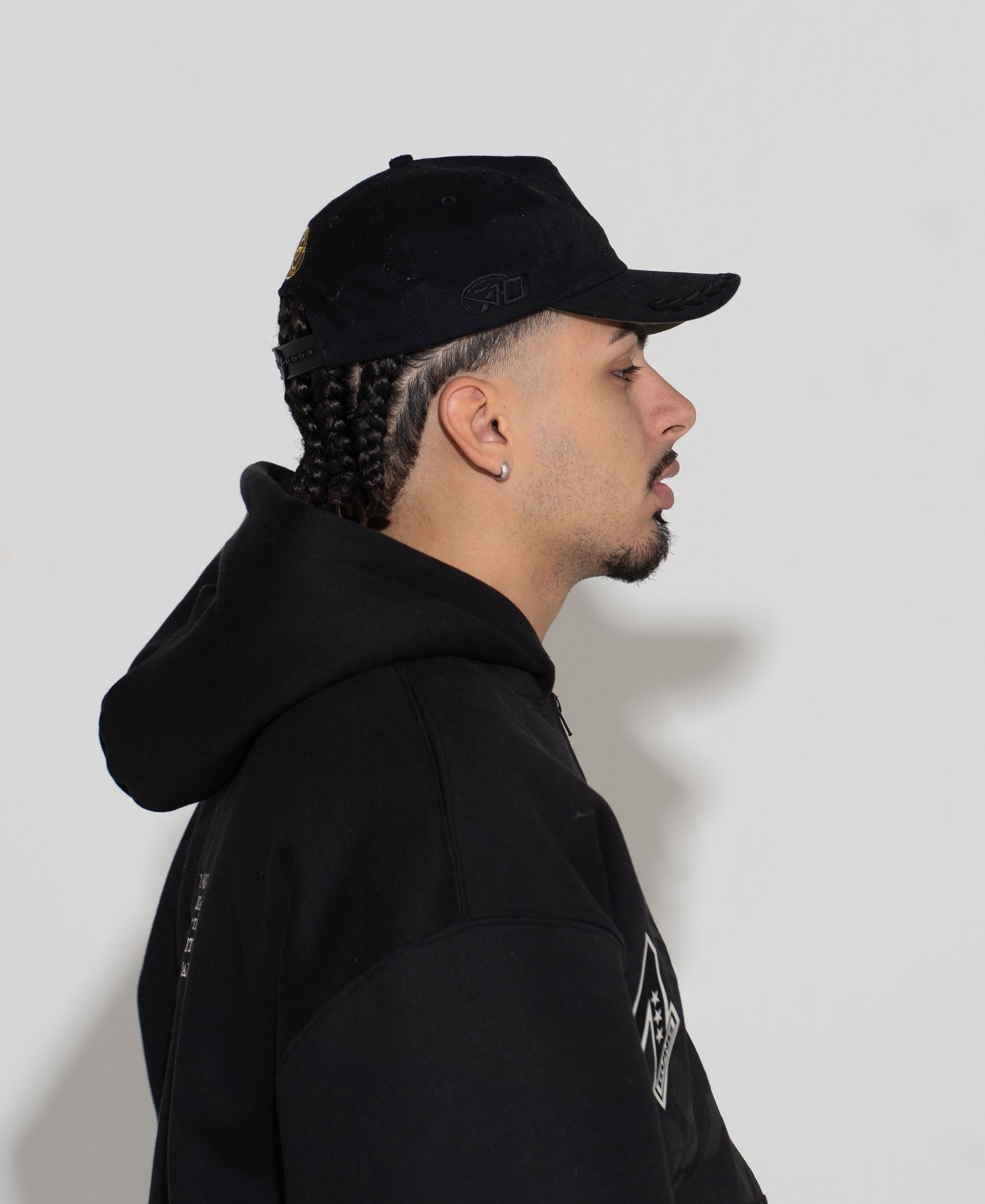 BONÉ "SCUDERIA" PRETO/PRETO