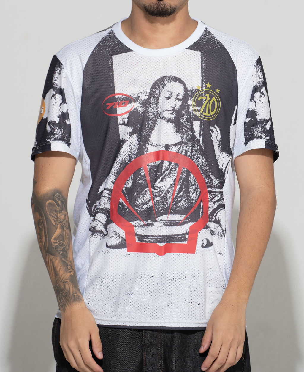 CAMISETA "SANTA CEIA" BRANCA
