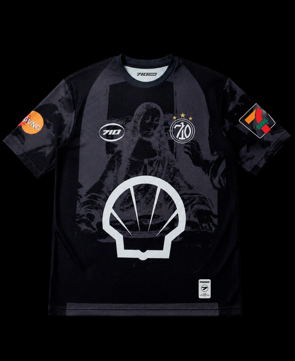 CAMISETA "SANTA CEIA" PRETA