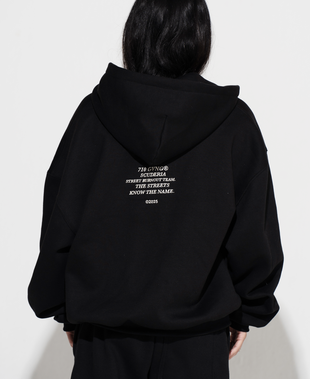 FULL ZIP - “SCUDERIA” COR PRETO