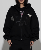 FULL ZIP - “SCUDERIA” COR PRETO