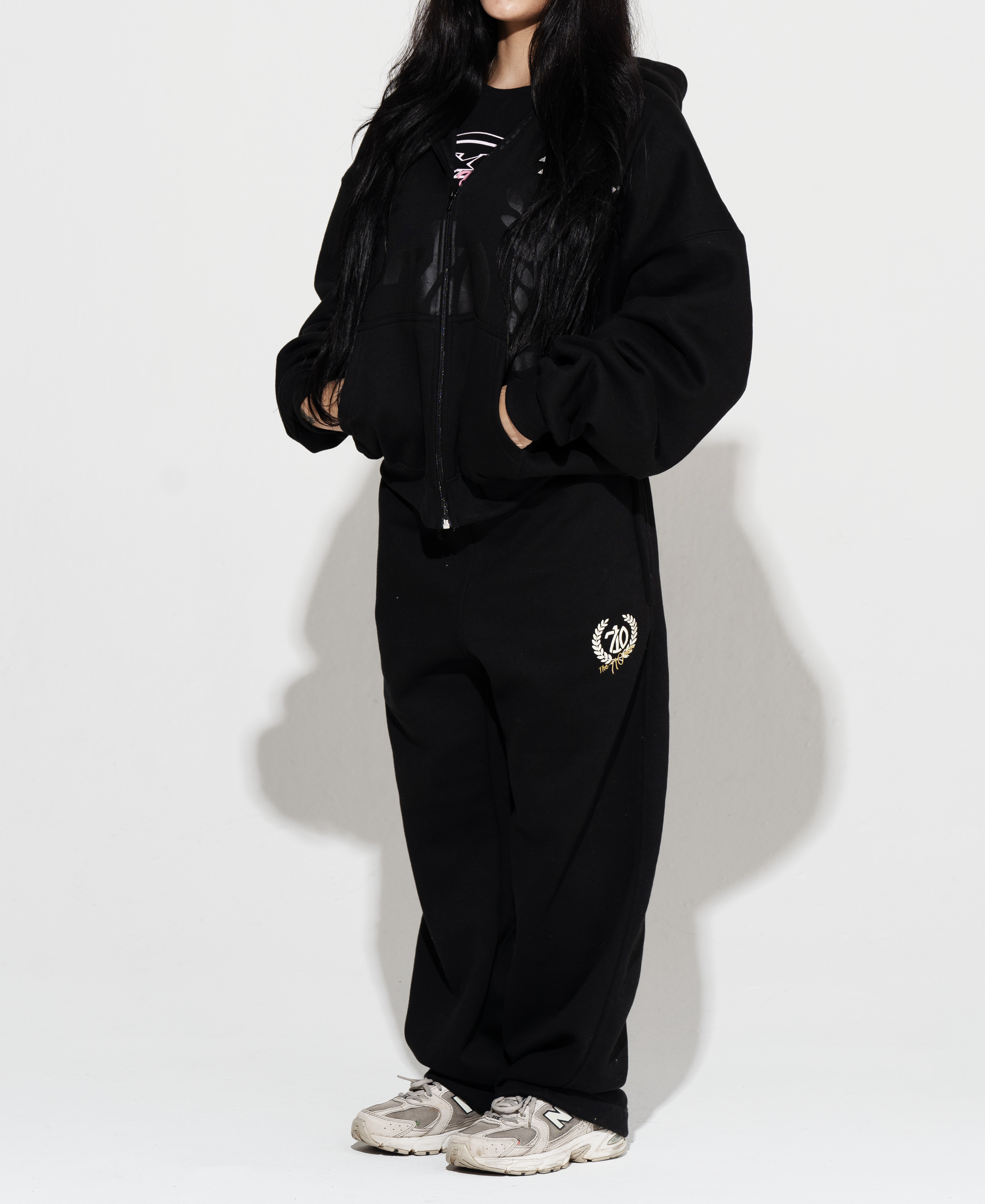 FULL ZIP - “SCUDERIA” COR PRETO