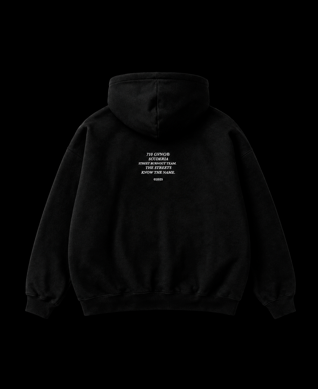 FULL ZIP - “SCUDERIA” COR PRETO