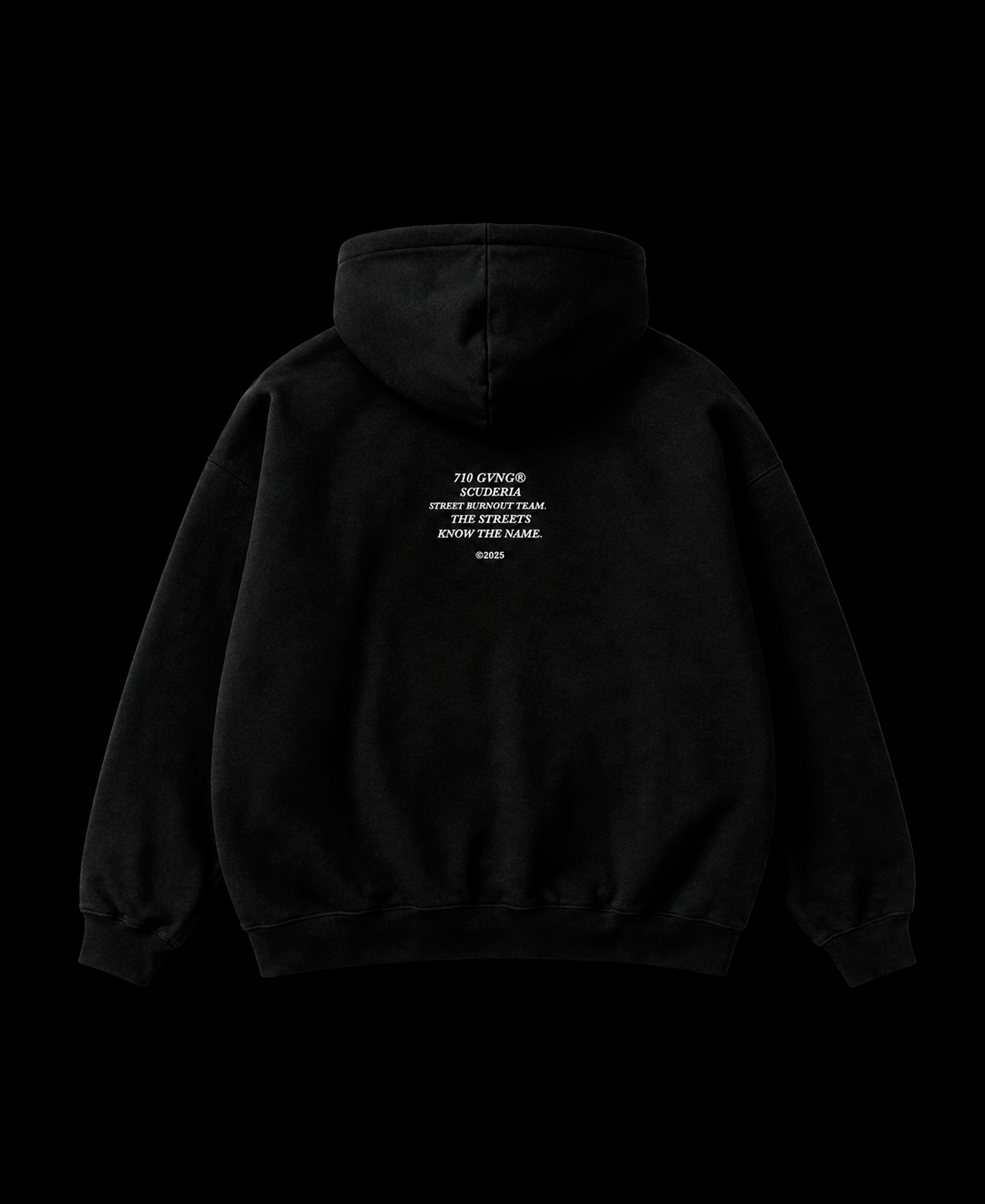 FULL ZIP - “SCUDERIA” COR PRETO