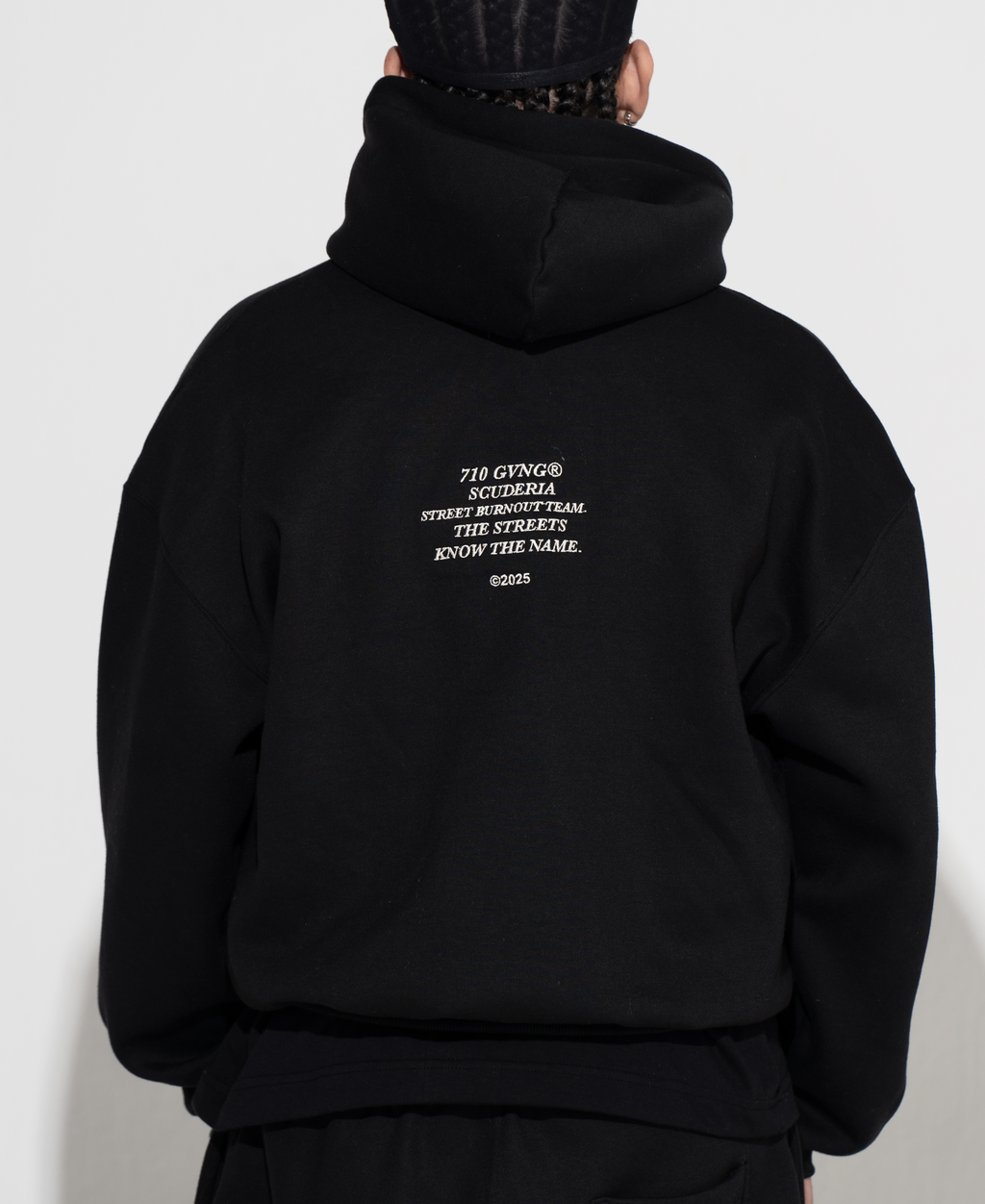 FULL ZIP - “SCUDERIA” COR PRETO