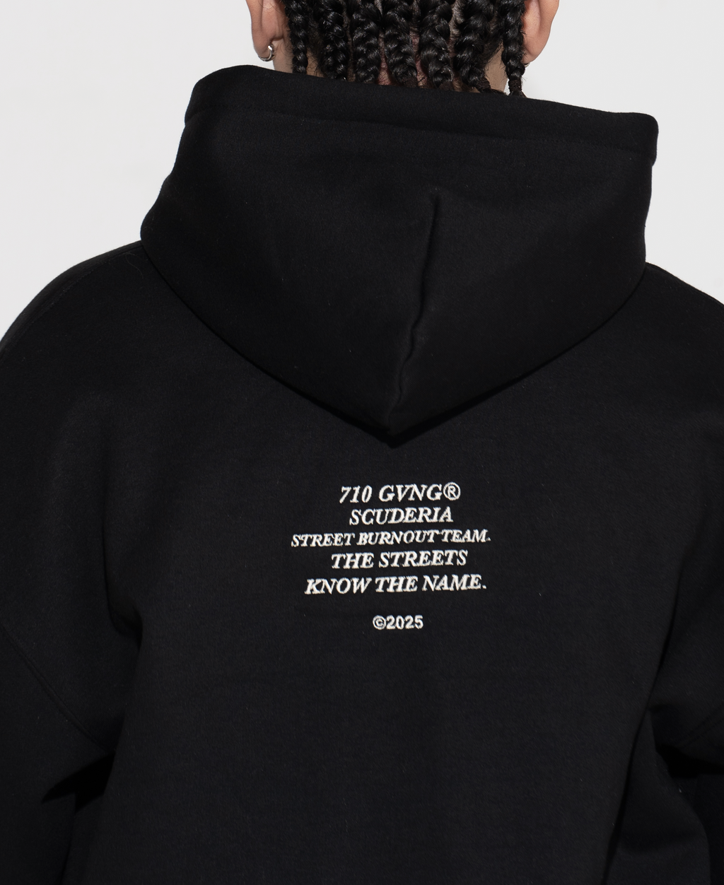 FULL ZIP - “SCUDERIA” COR PRETO