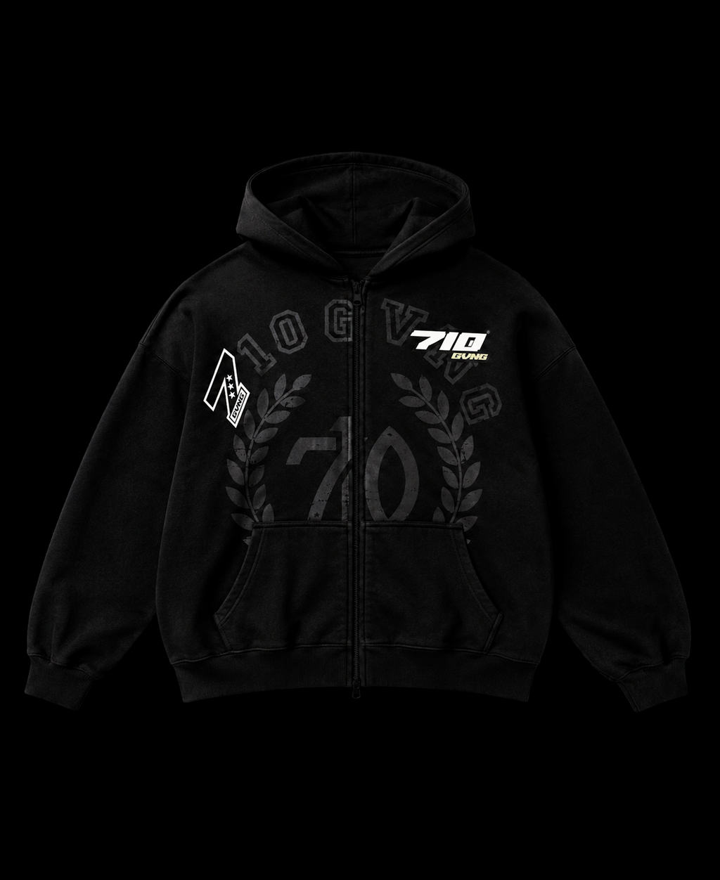 FULL ZIP - “SCUDERIA” COR PRETO