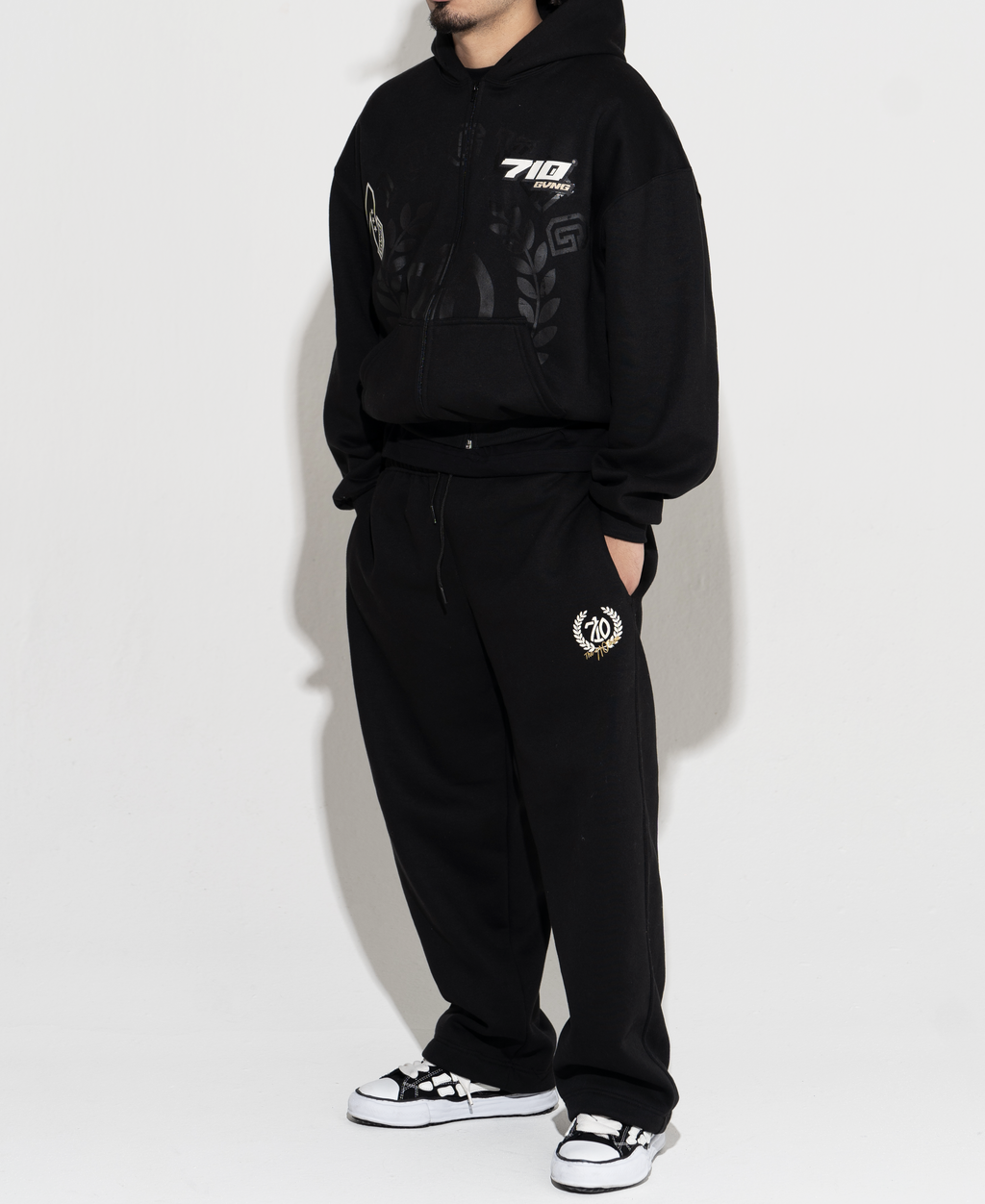 FULL ZIP - “SCUDERIA” COR PRETO