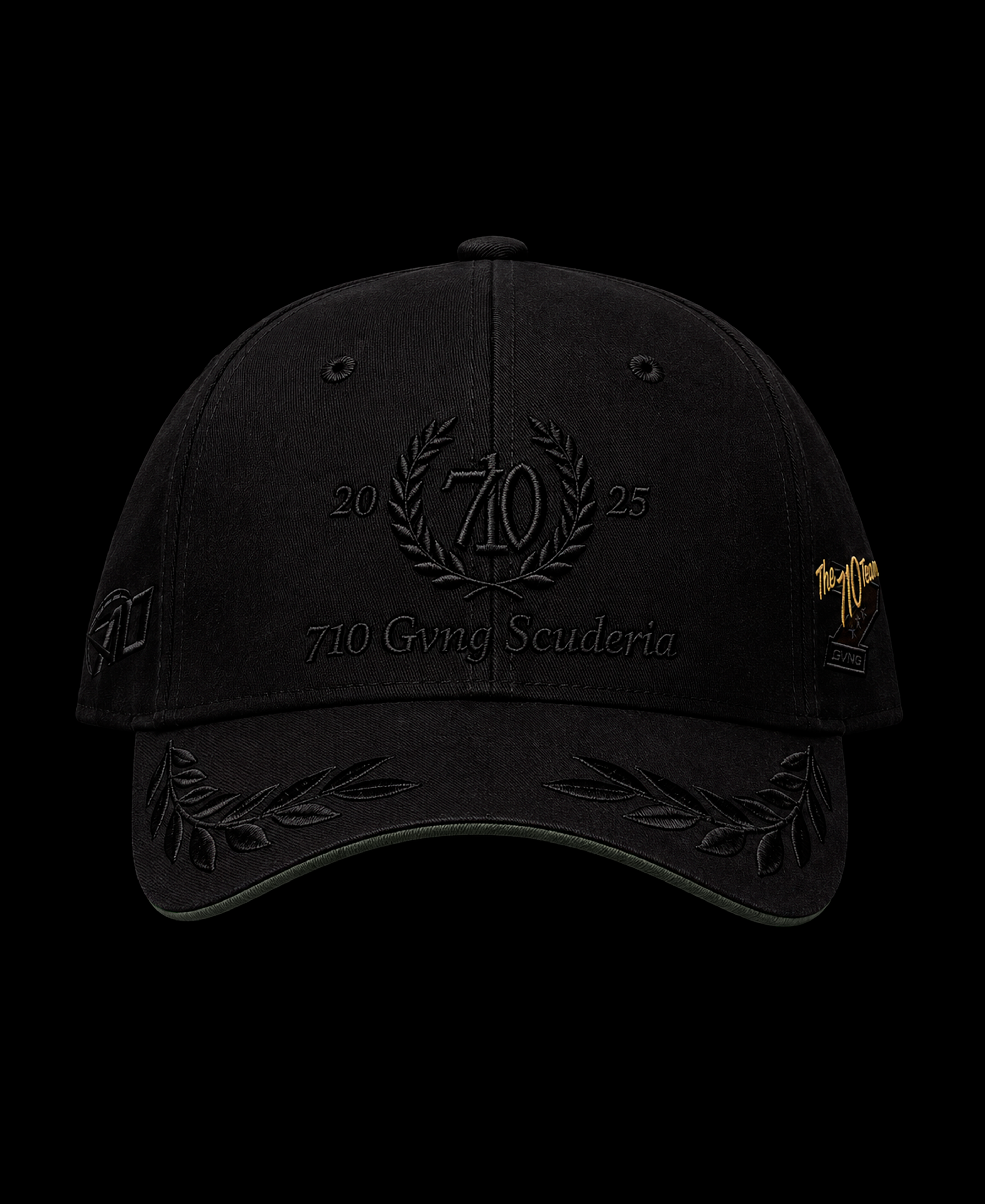 BONÉ "SCUDERIA" PRETO/PRETO