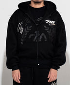 FULL ZIP - “SCUDERIA” COR PRETO