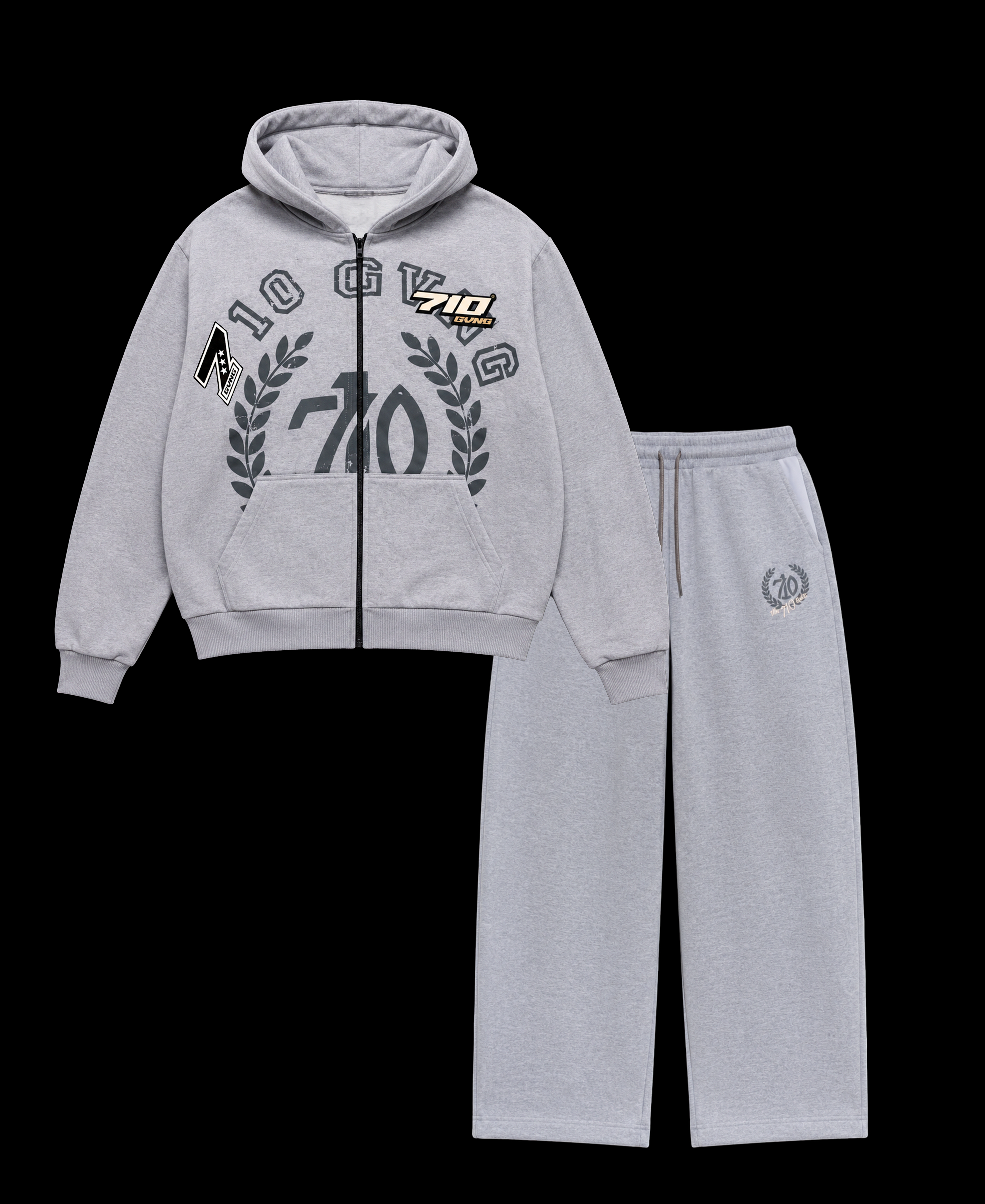 CONJUNTO MOLETOM “SCUDERIA” COR MESCLA