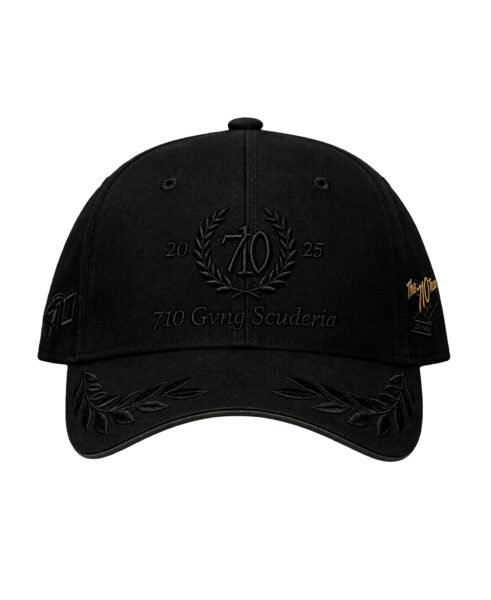 BONÉ "SCUDERIA" PRETO/PRETO