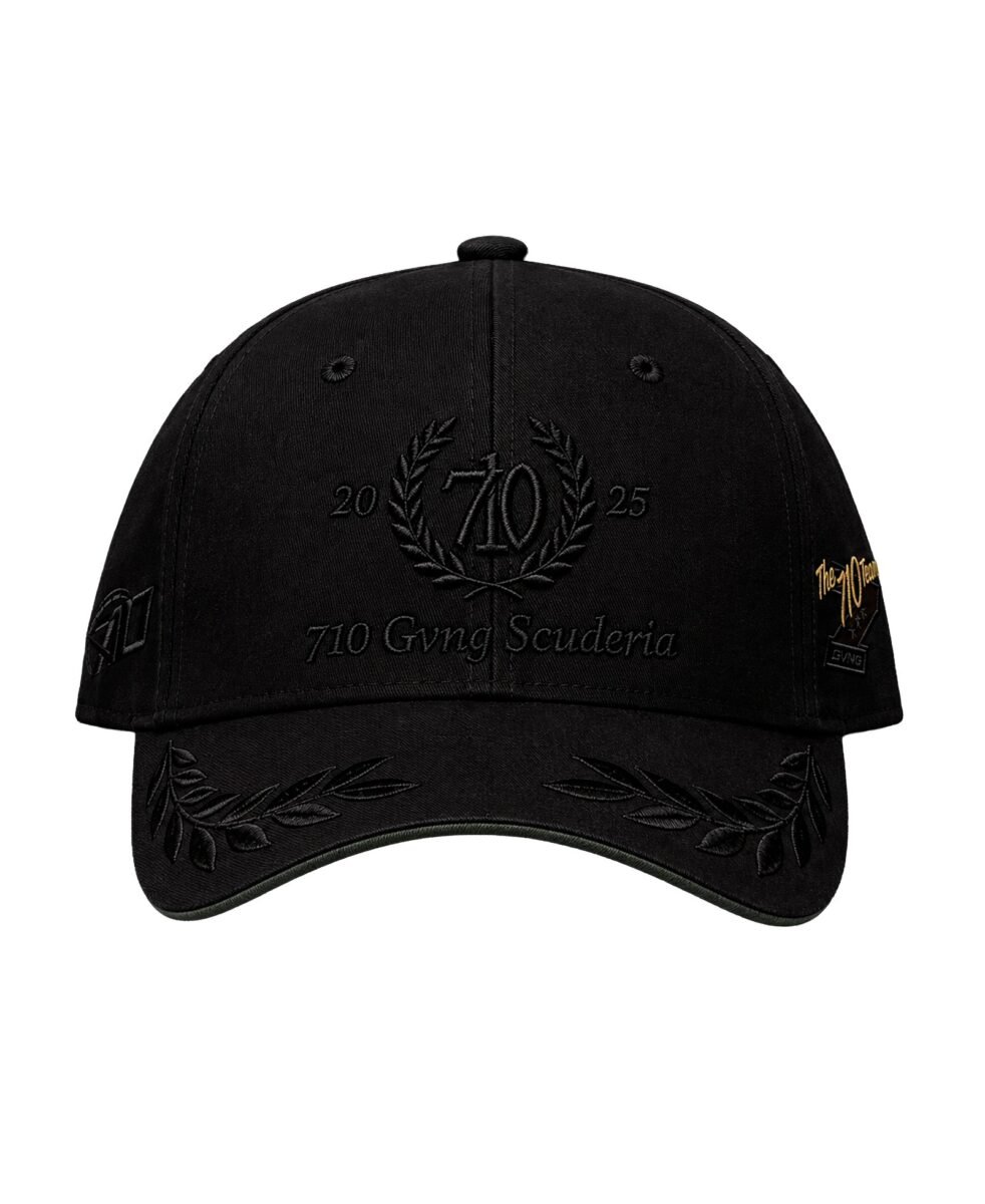 BONÉ "SCUDERIA" PRETO/PRETO